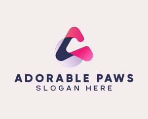 Generic Digital Letter A logo design