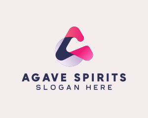 Generic Digital Letter A logo design