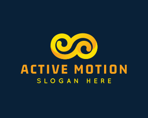 Infinity Motion Loop logo design