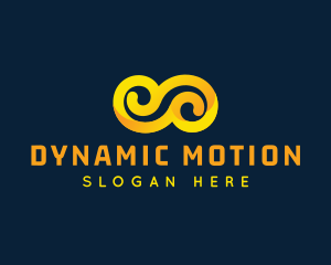 Infinity Motion Loop logo design