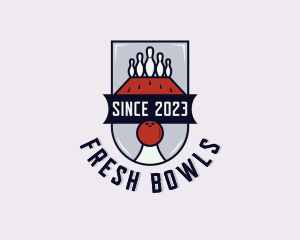 Bowling Sports Tournament logo design