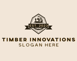 Hand Planer Woodworking Carpentry logo
