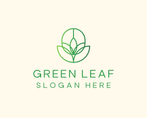 Natural Plant Garden logo design