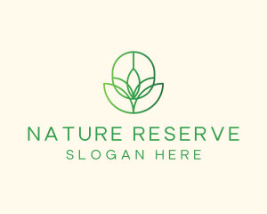 Natural Plant Garden logo design