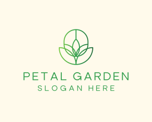 Natural Plant Garden logo design