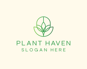 Natural Plant Garden logo design