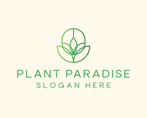 Natural Plant Garden logo design