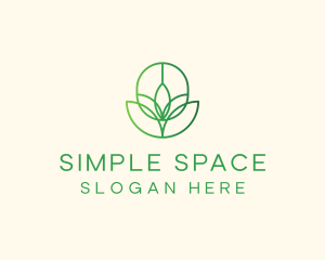 Natural Plant Garden logo design