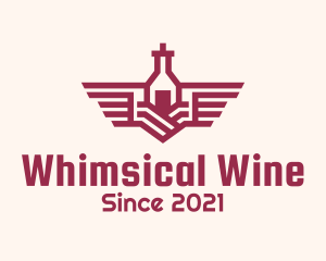 Wine Cellar Wings logo design