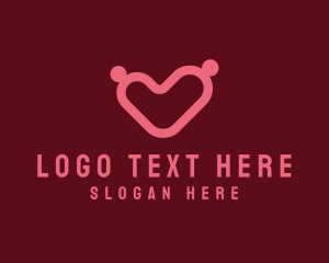 Heart Couple Dating App  logo