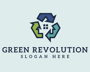 Recyclable House Construction logo