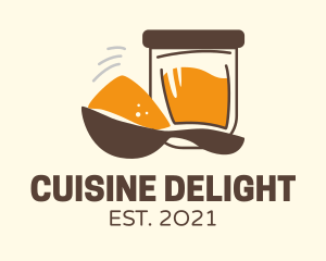 Spice Jar Cuisine logo design