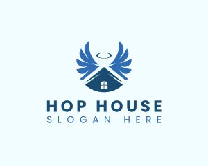 Angel Wings House logo design