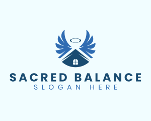 Angel Wings House logo design