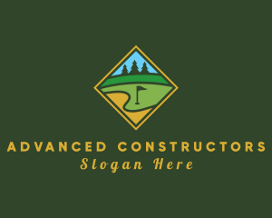 Golf Course Diamond logo design