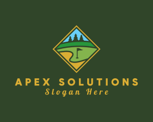 Golf Course Diamond logo design