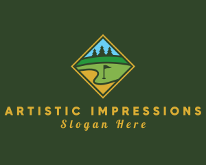 Golf Course Diamond logo design