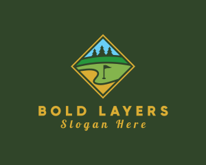 Golf Course Diamond logo design