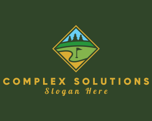 Golf Course Diamond logo design