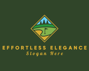 Golf Course Diamond logo design