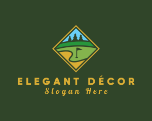 Golf Course Diamond logo design