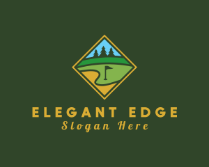 Golf Course Diamond logo design