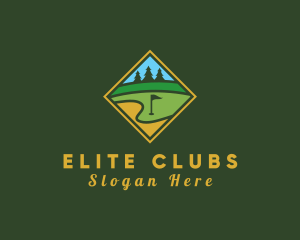 Golf Course Diamond Club logo design