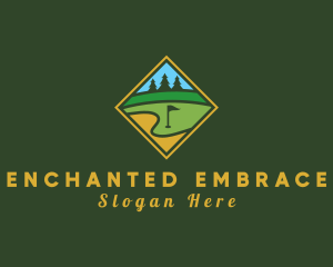 Golf Course Diamond logo design