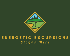 Golf Course Diamond logo design