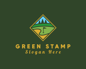 Golf Course Diamond logo design