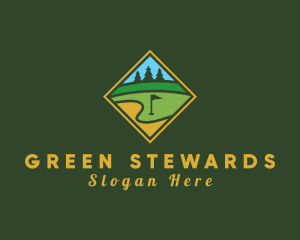 Golf Course Diamond logo design