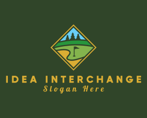 Golf Course Diamond logo design