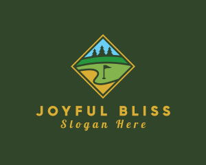 Golf Course Diamond logo design