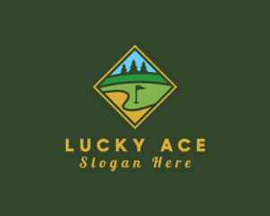 Golf Course Diamond logo design