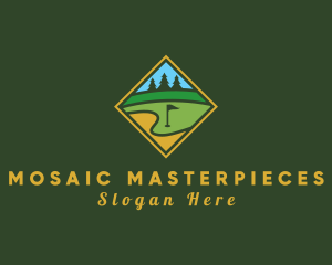 Golf Course Diamond logo design