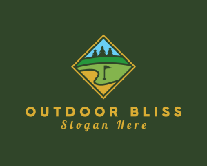 Golf Course Diamond logo design