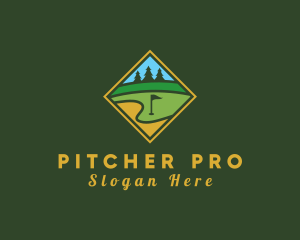 Golf Course Diamond logo design