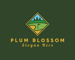 Golf Course Diamond logo design