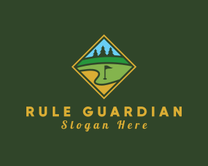 Golf Course Diamond logo design