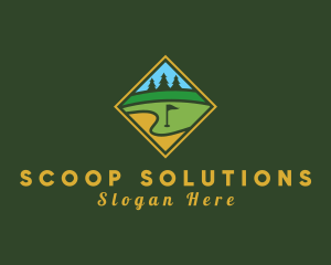 Golf Course Diamond logo design