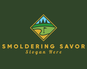 Golf Course Diamond logo design