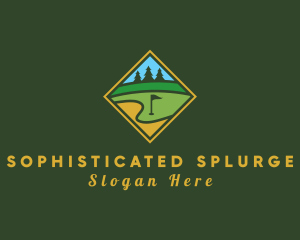 Golf Course Diamond logo design