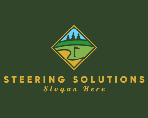 Golf Course Diamond logo design