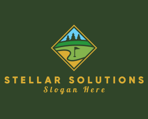 Golf Course Diamond logo design