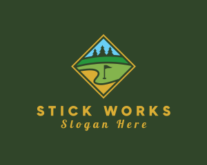 Golf Course Diamond logo design