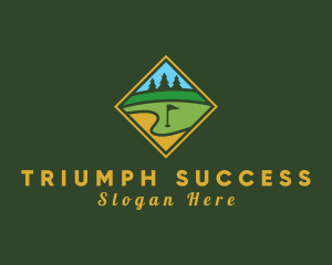 Golf Course Diamond logo design