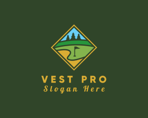 Golf Course Diamond logo design