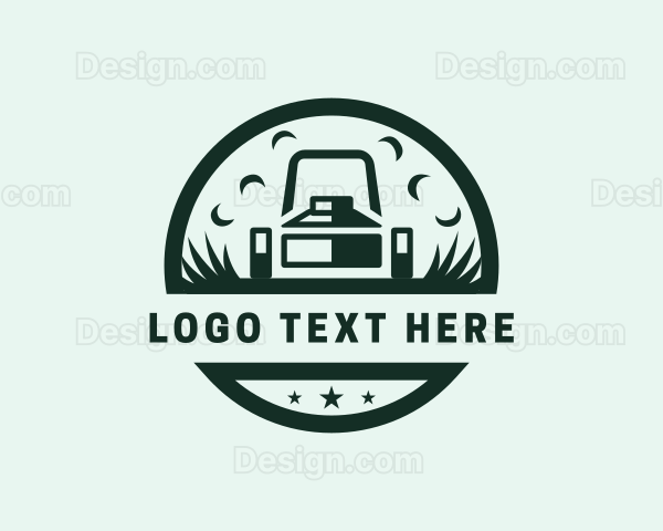 Lawn Mower Yard Trimmer Logo