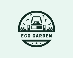 Lawn Mower Yard Trimmer logo design