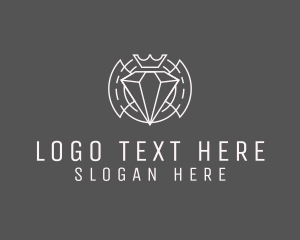 Diamond Jewelry Crown logo